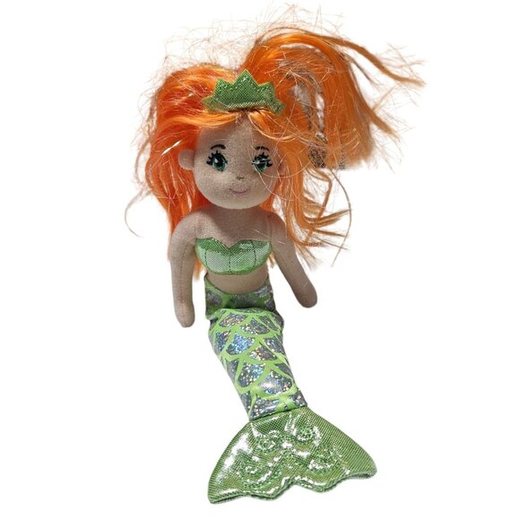 Aurora World Sea Shimmers Amber The Mermaid 10 inch Plush Stuffed Animal Toy - Picture 1 of 5
